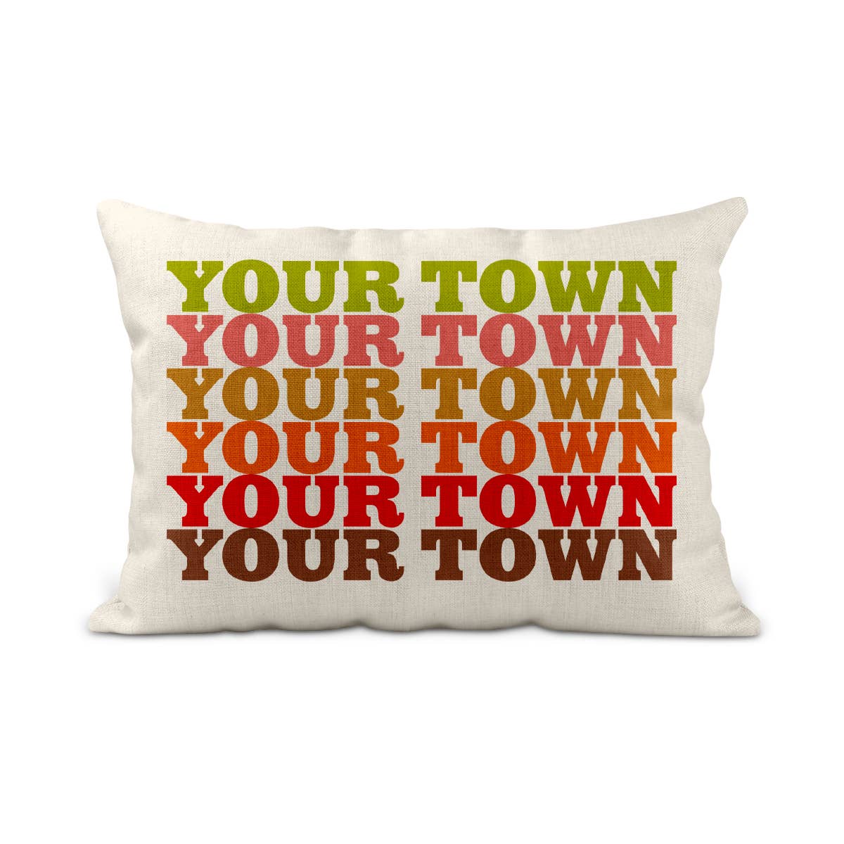 Rock Scissor Paper - Vendita all'ingrosso Cuscini lombari - Cuscino Lombare Personalizzato Città - Supergrafica ripete nome2