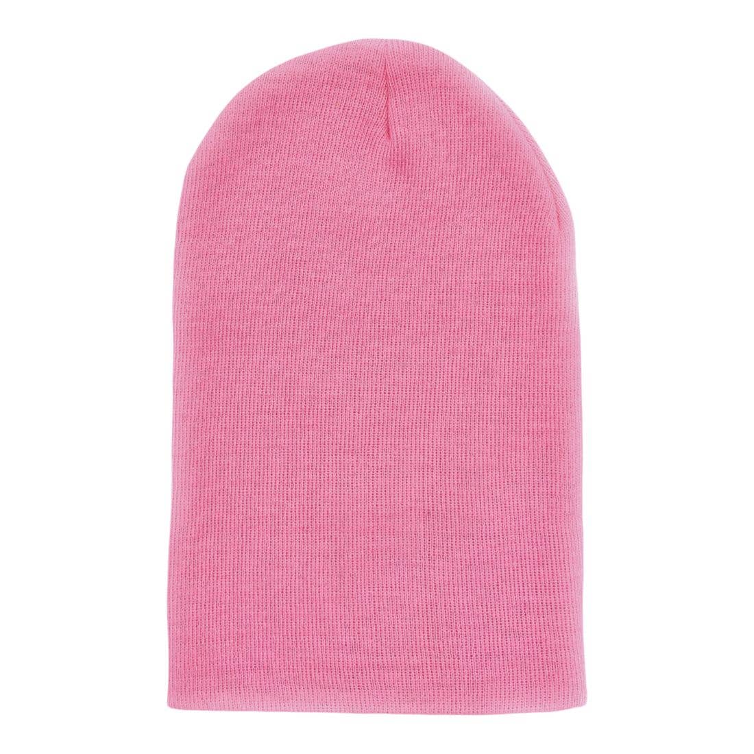 The Park Wholesale - Vente Bonnet – unisexe - Bonnets et bonnets de luge à revers en tricot doux, en vrac, multicolore, uni, blanc, vente en gros84