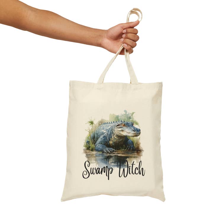 Eye of Toad, LLC - Wholesale Tote Bag - Women's - Swamp Witch Canvas Tote