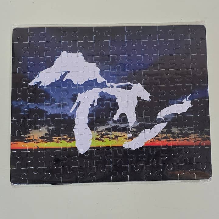 Jigsaw puzzle with Michigan photos for wholesale by Mind's Eye Photography