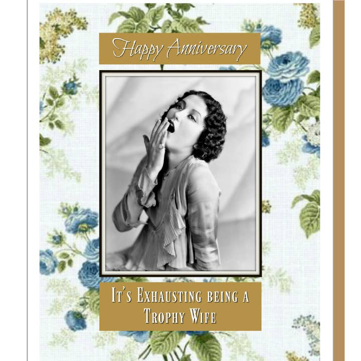 Ümlaut Brooklyn - Vente Cartes d'anniversaire - Trophy Wife - Carte d'anniversaire0