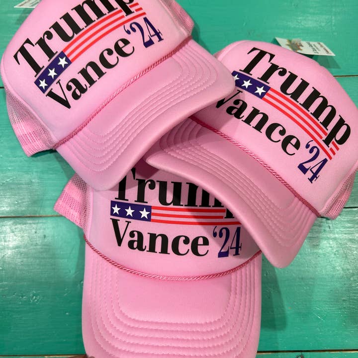 Vibes Hat Company - Wholesale Trucker Hat - Unisex - Trump Vance '24 Trucker | Election Hats | Political Caps