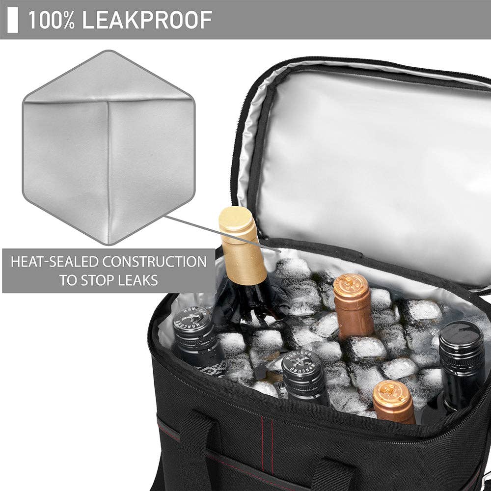 OPUX - Wholesale Wine Tote - 6 Bottle Wine Carrier Bag2
