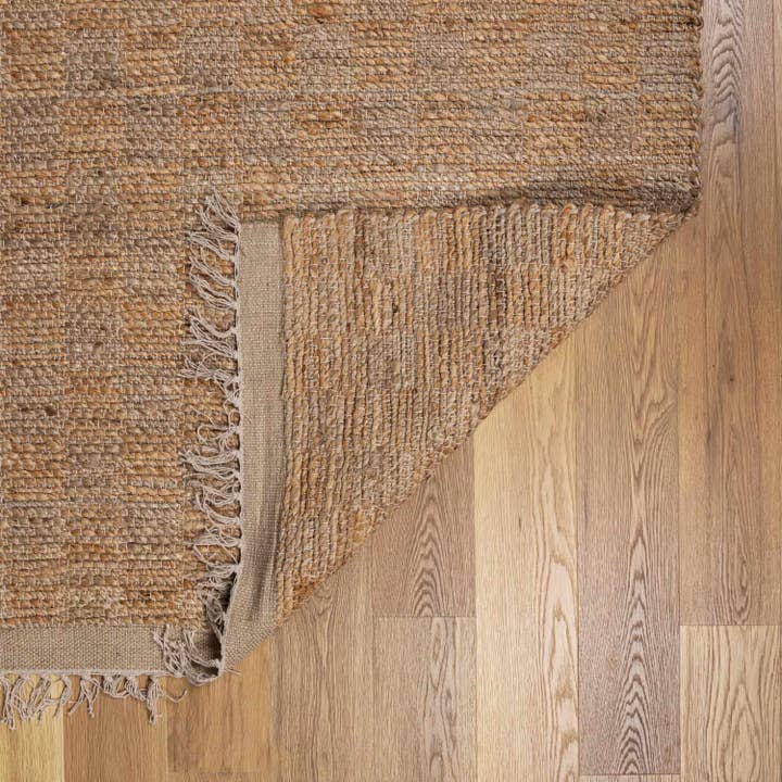 Hauteloom - Wholesale Area Rug - Lonut Checkered Jute Area Rug3