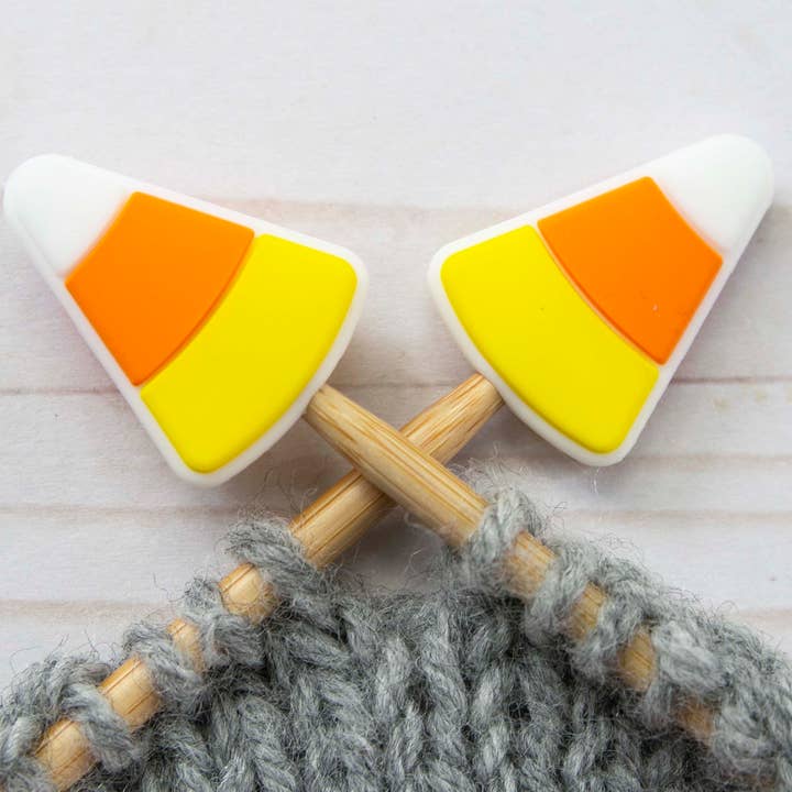 Candy Corn | Stitch Stoppers for wholesale by Fox & Pine Stitches
