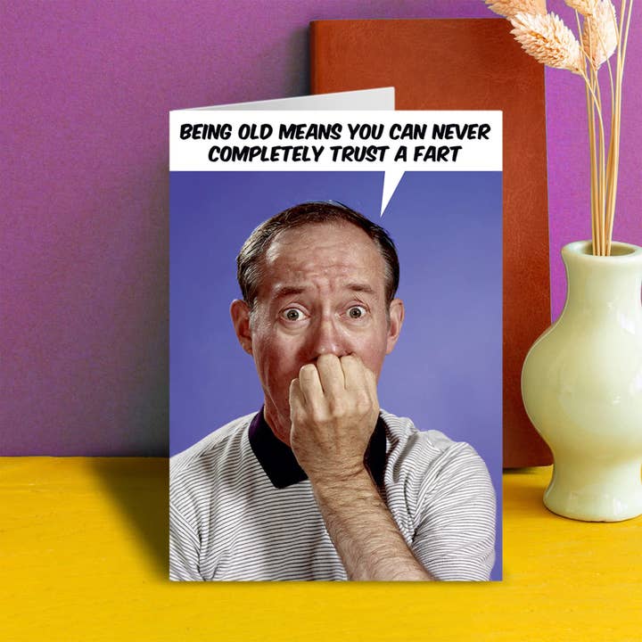 Dean Morris Cards - Wholesale Birthday Card - Never Completely Trust A Fart Greeting Card