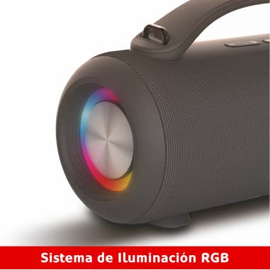 Haeger - Wholesale Speakers - HAEGER Super Boom Portable Bluetooth Speaker - 24-hour Battery Life, IPX5 Splash Resistance, RGB Lighting5