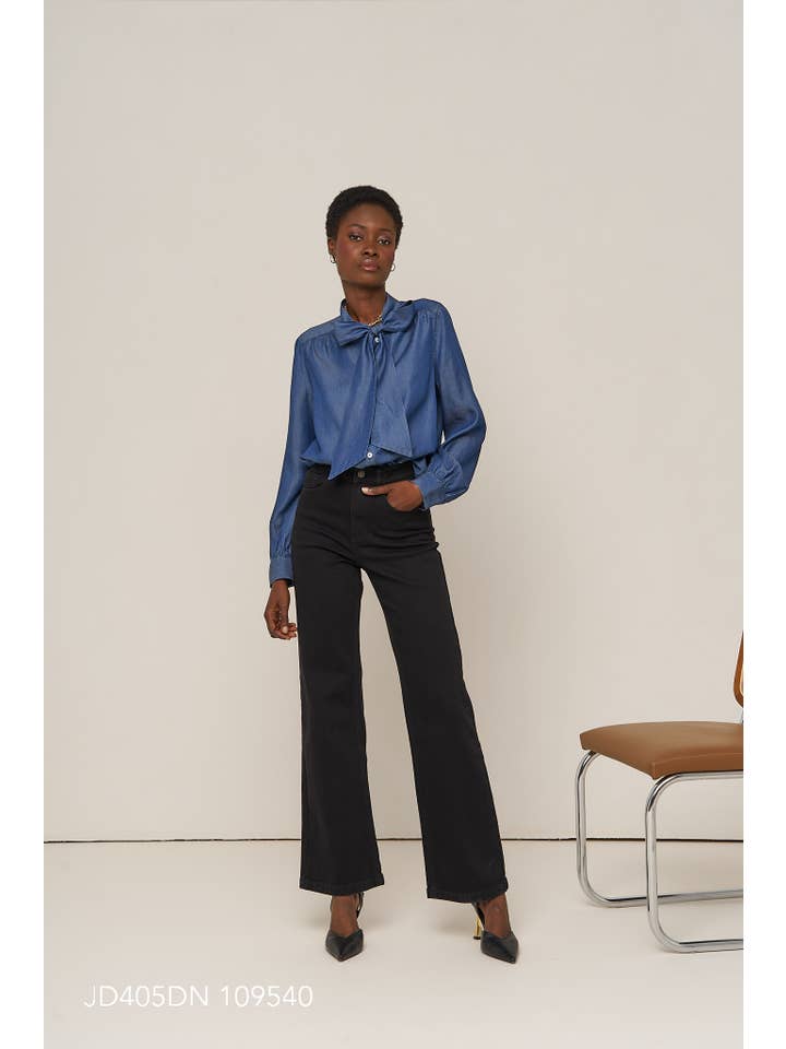 Oraije Paris - Vendita all'ingrosso Jeans - Donna - Jeans Barbara a gamba larga61