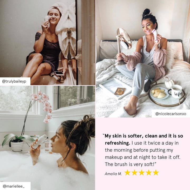 Grace & Stella Co - Wholesale Electronic Skincare Device - 3-in-1 Spin Brush