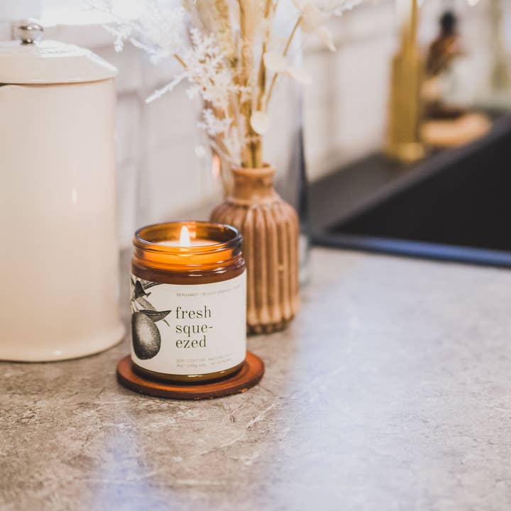 Broken Top Brands - Vente Bougie en bocal - Bougie de soja pressée à frais 9oz5