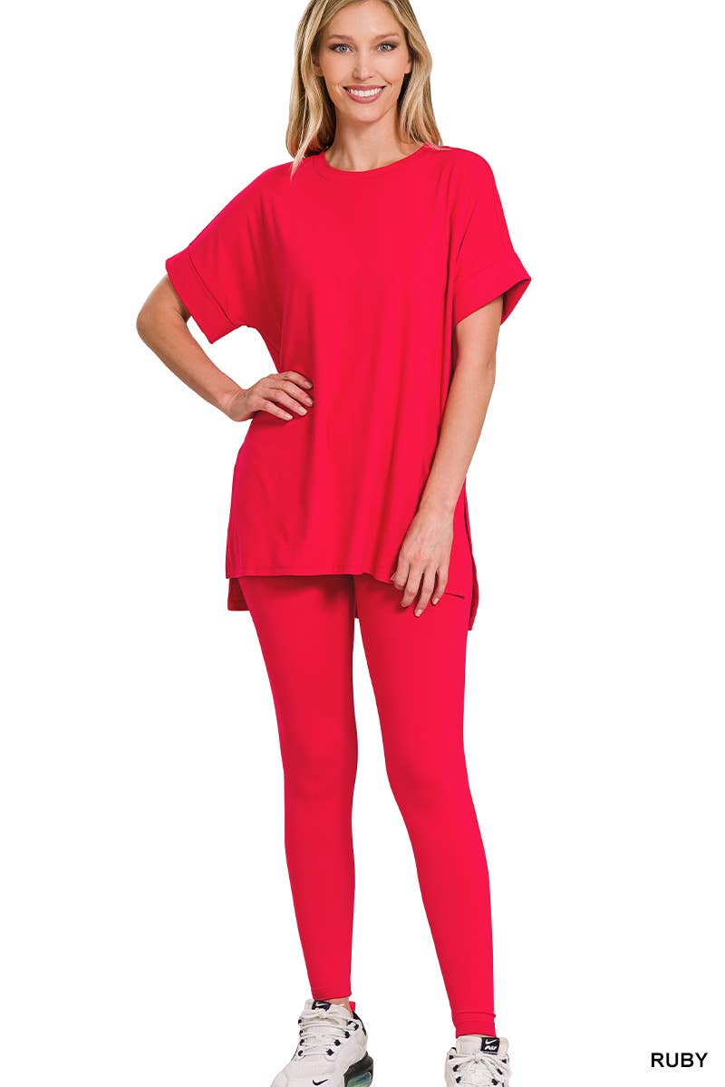 42POPS – Großhandel Loungewear-Set – Damen – Mikrofaser-Oberteil & Leggings 2-teiliges Set22