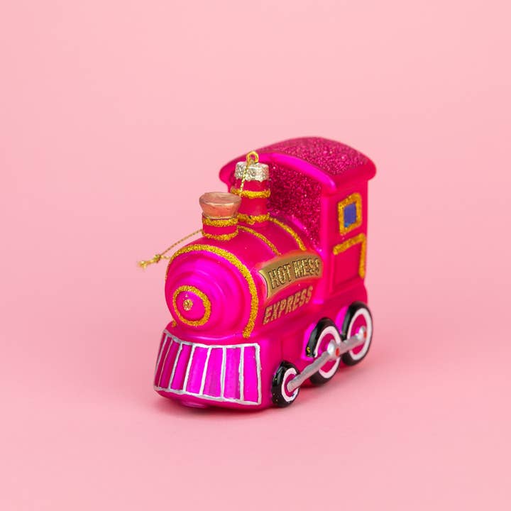 Chez Gagné - Wholesale Ornament - Hot Mess Express - Locomotive Train - Glass Blown Holiday Ornament6