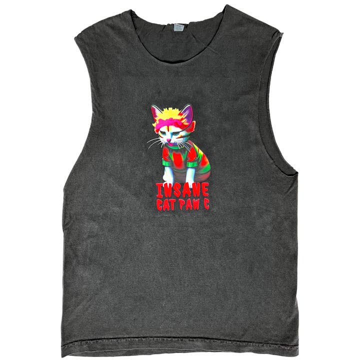 Cuddle-O Kitty Unisex Muskeltank for engroshandel hos Insane Cat Paw C