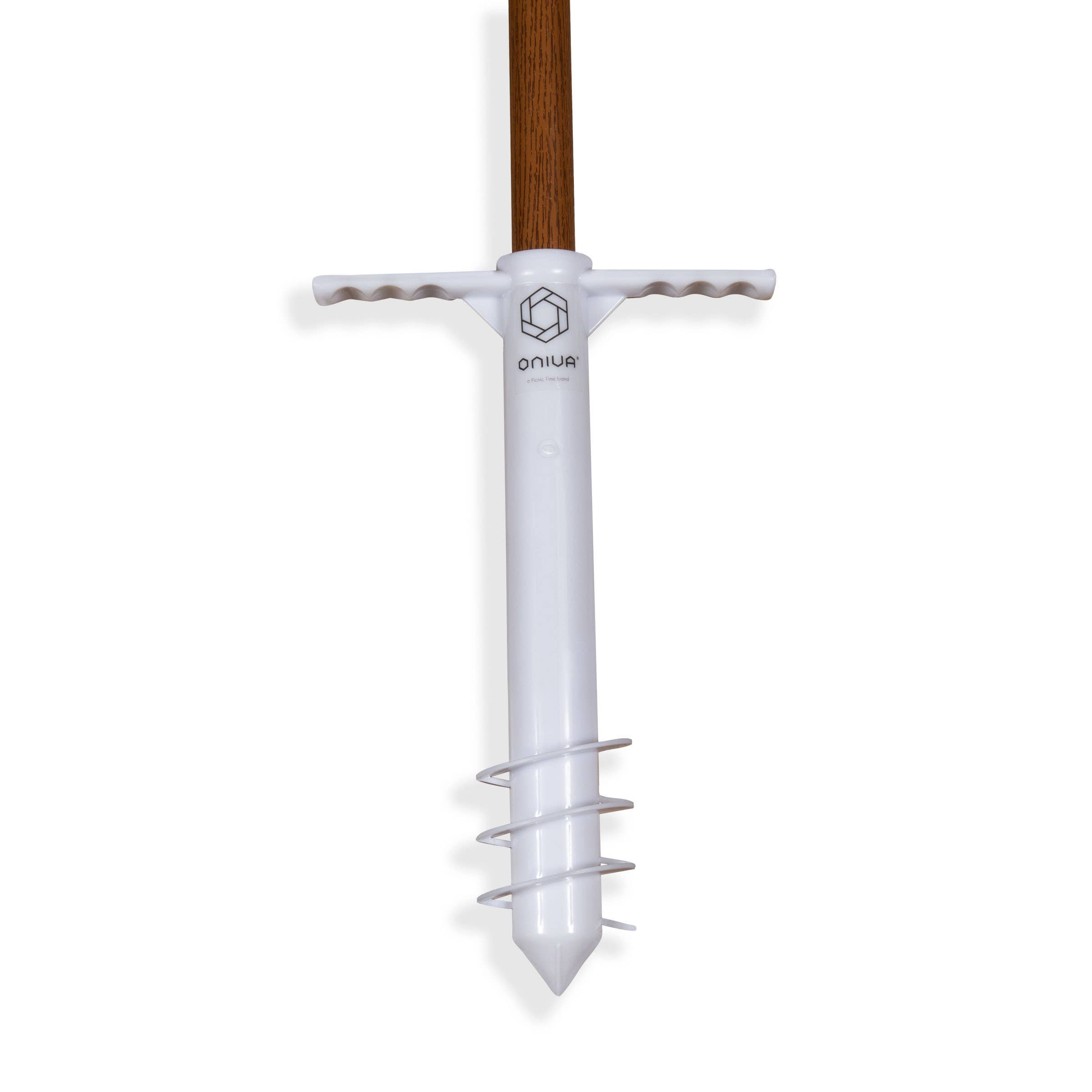 White Beach Umbrella Sand Anchor for wholesale on Faire2