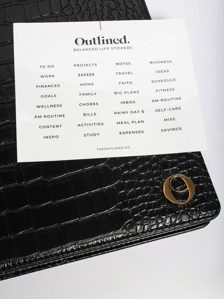 Balanced Life Stickers for wholesale by Outlined