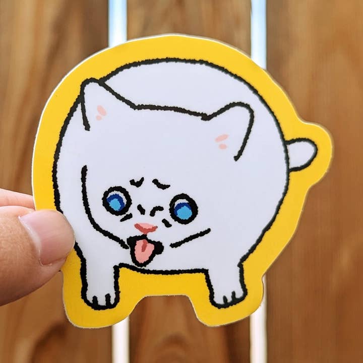 waifuarts - Wholesale Sticker - Bleghh 3"x3" Glossy Vinyl Sticker0