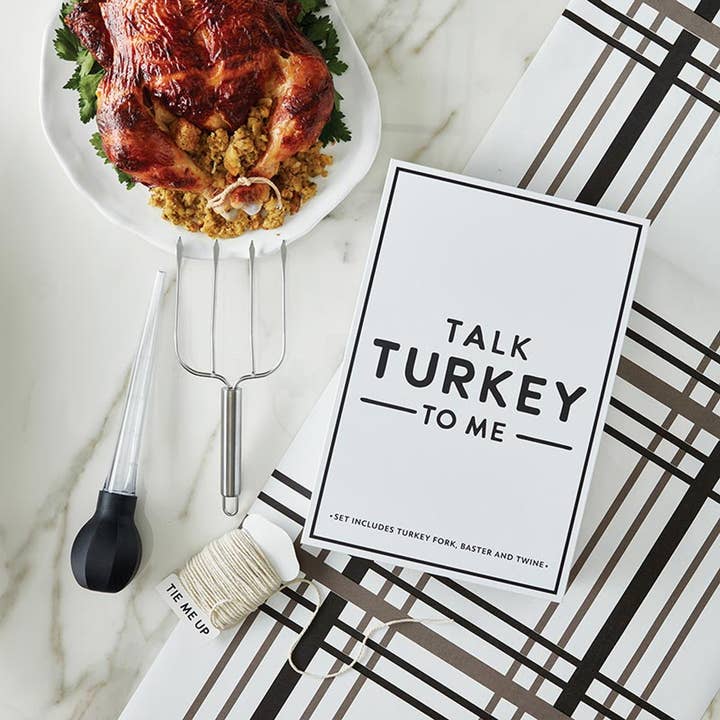 Santa Barbara Design Studio by Creative Brands - Wholesale Kitchen Utensil Set - Turkey Baster Book Box - Talk Turkey To Me
