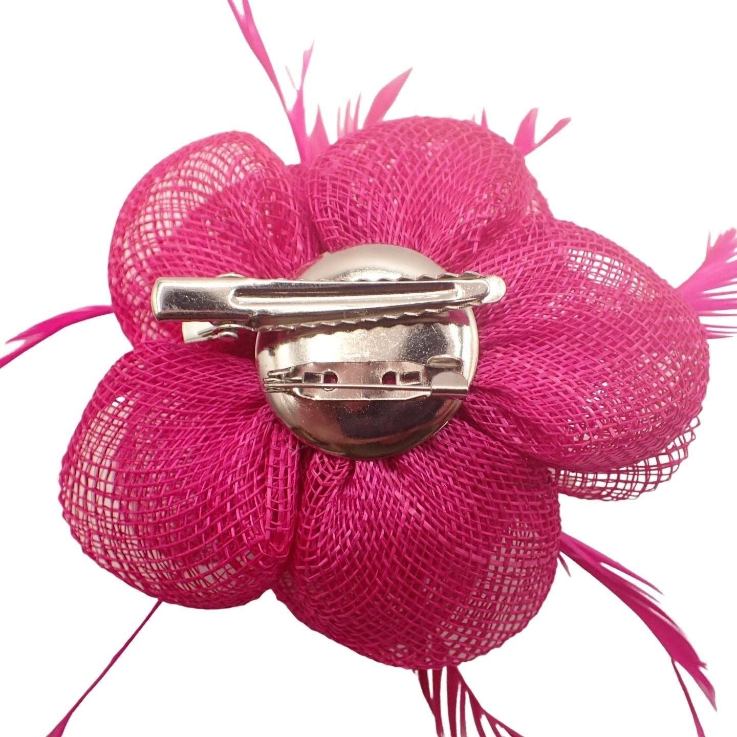 Topkids Accessories - Wholesale Fascinator Hat - Women's - Fascinator Hair Clip Fascinator Flower Hair Clip Fabric Flower Clip Wedding Fascinator Wedding Corsage Flower Fascinator On Clip & Brooch Pin For Women, Ladies, Girls11