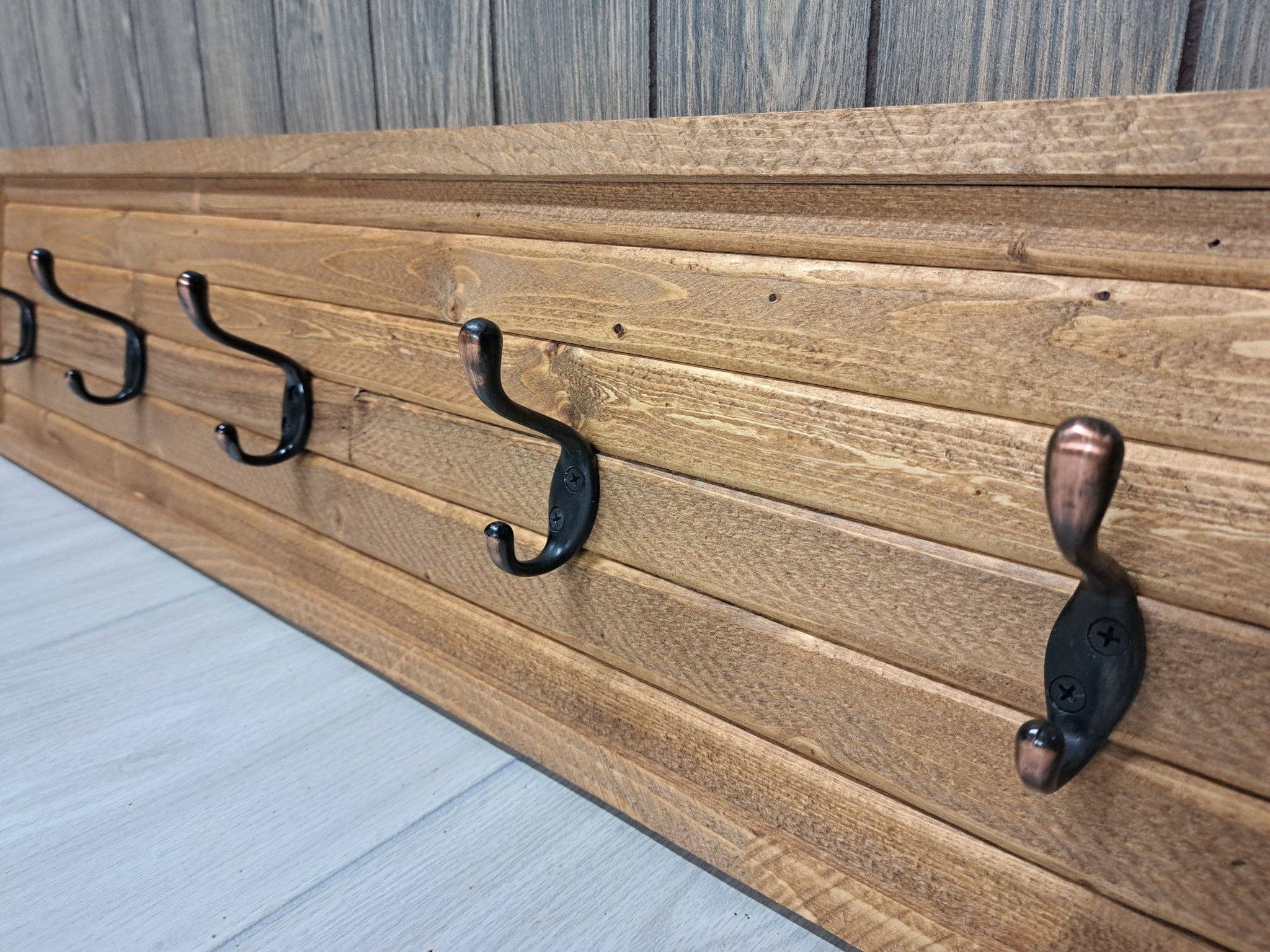 Rustic Brook Farm - Wholesale Coat Rack - Rustic Farmhouse Style Wooden Coat Rack - Light Pine9