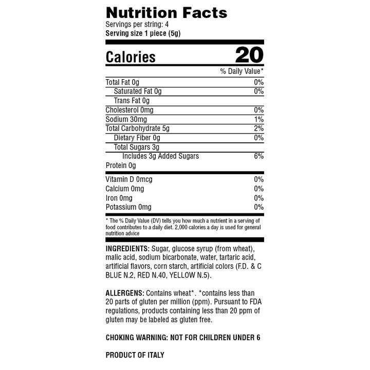 Andre Prost Inc. - Wholesale Hard Candy - Zotz Strings-Cherry, Apple, Watermelon4