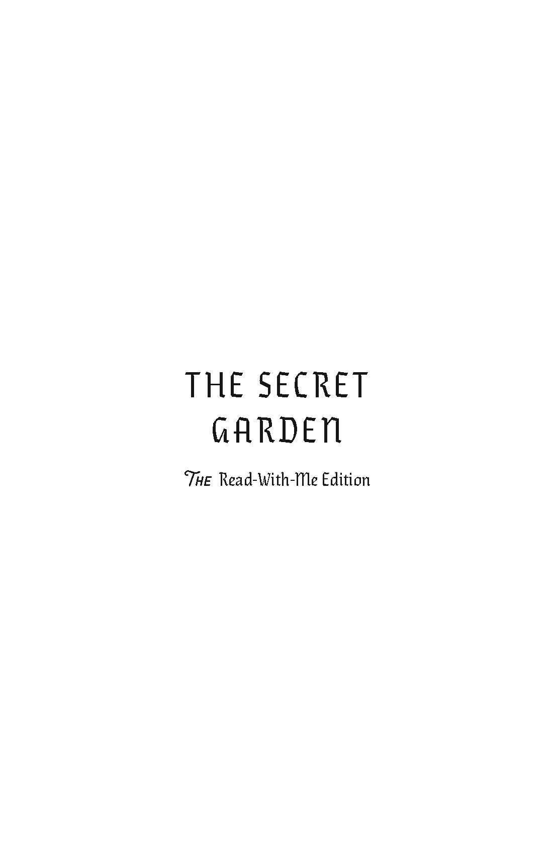 Bushel & Peck Books - Wholesale Early Reader Book (6-8) - The Secret Garden: The Read-With-Me Edition1