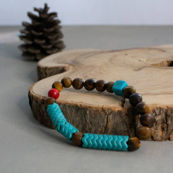 Handmade Tiger Eyes Turquise Bracelets for wholesale by CRETE TRADING INC