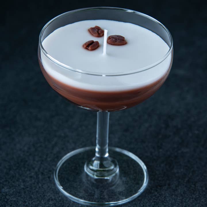 Candle Lume - Wholesale Novelty Candle - Espresso Martini Candle - Coupe Glass Realistic1