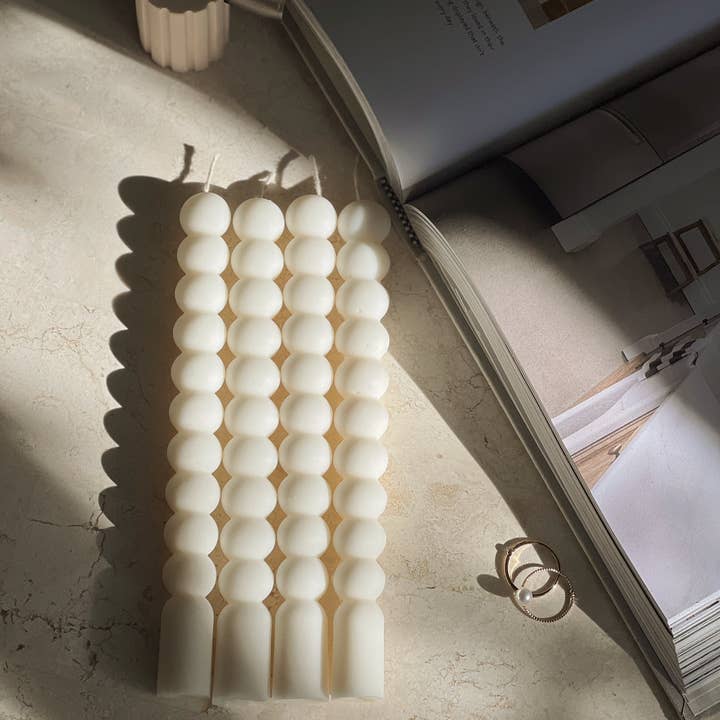 CandlesCo Australia - Wholesale Pillar Candle - Bubble Taper Candle2