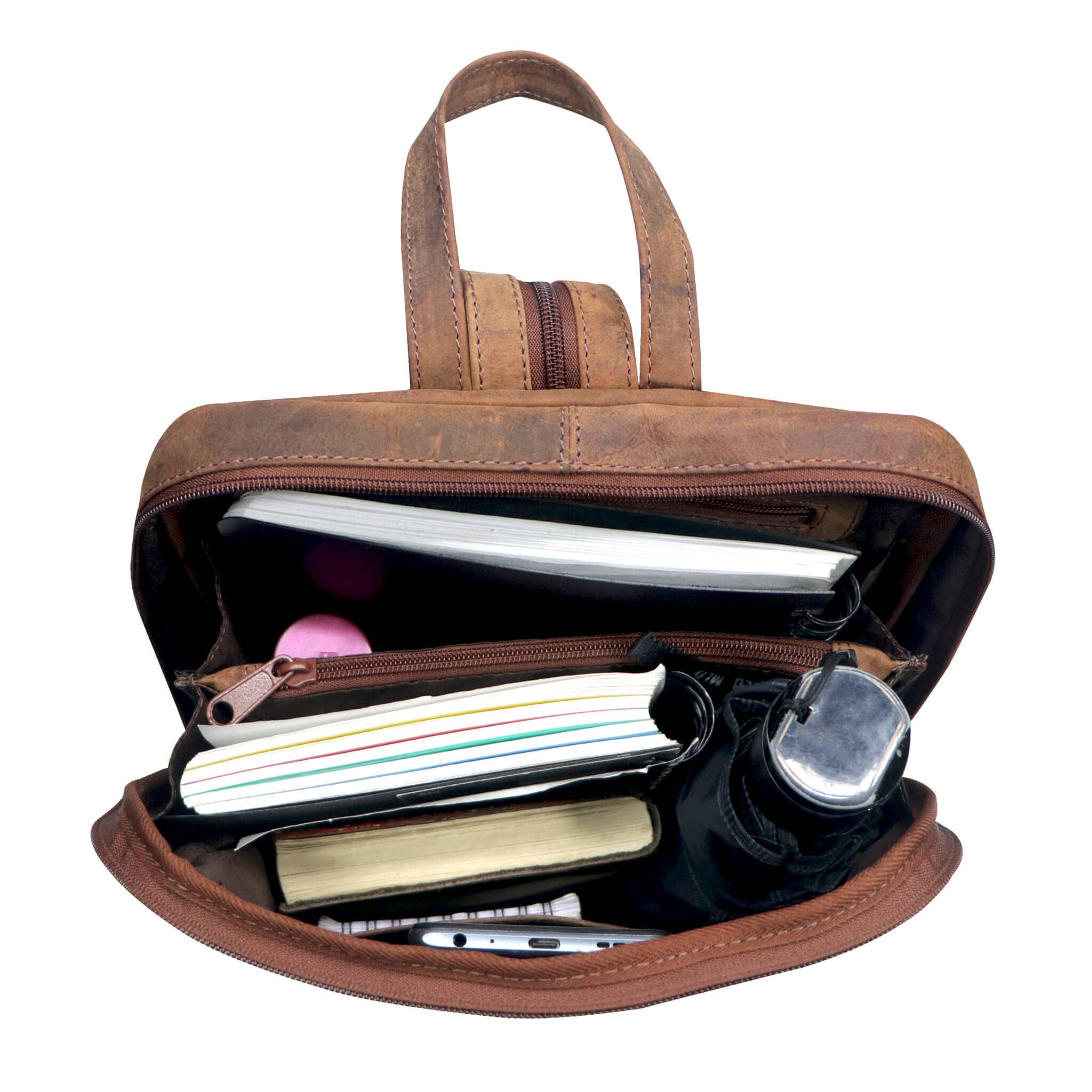 Greenwood - Wholesale Rugzak - Dames - Anna vintage leren rugzak, kleine damestas, leren daypack8