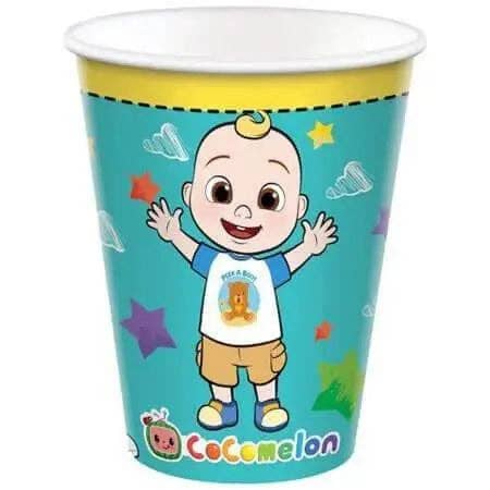 Party Expo, LLC - Wholesale Disposable Cup - CoComelon - 9oz Plastic Cups (8ct)
