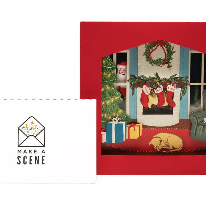 Carte Pop-Up de Noël du Père Noël pour la vente par Make A Scene