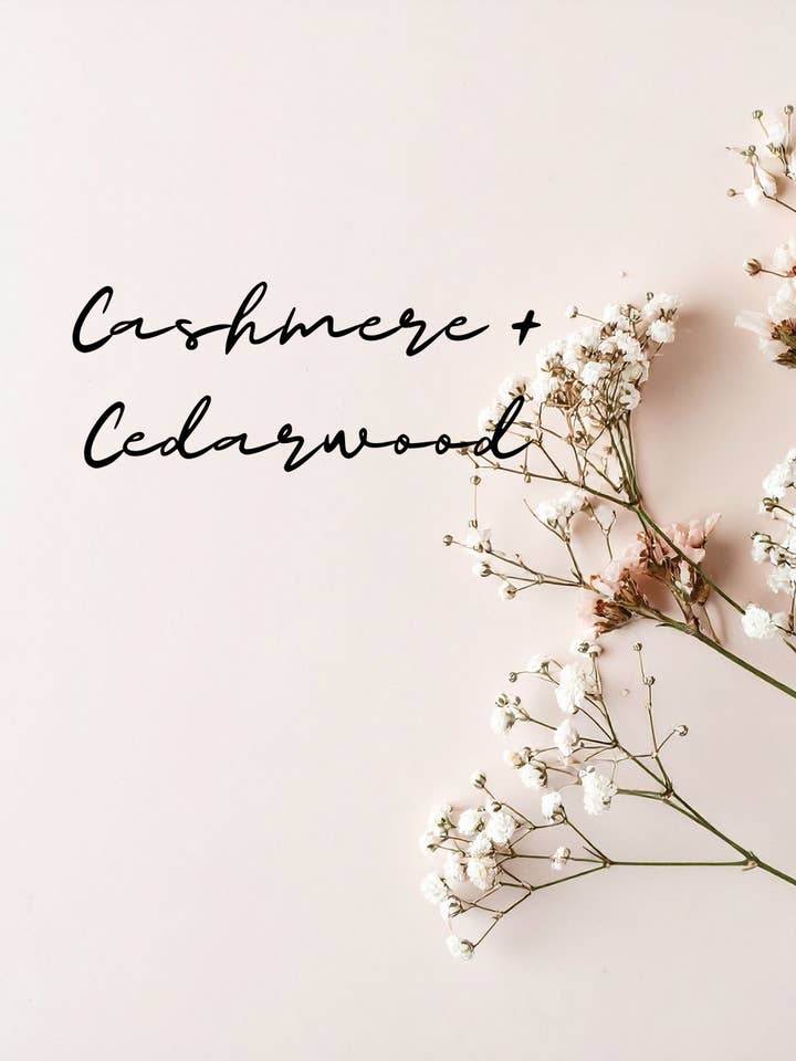 Cashmere + Cedarwood for wholesale by Beautiful Life Atelier