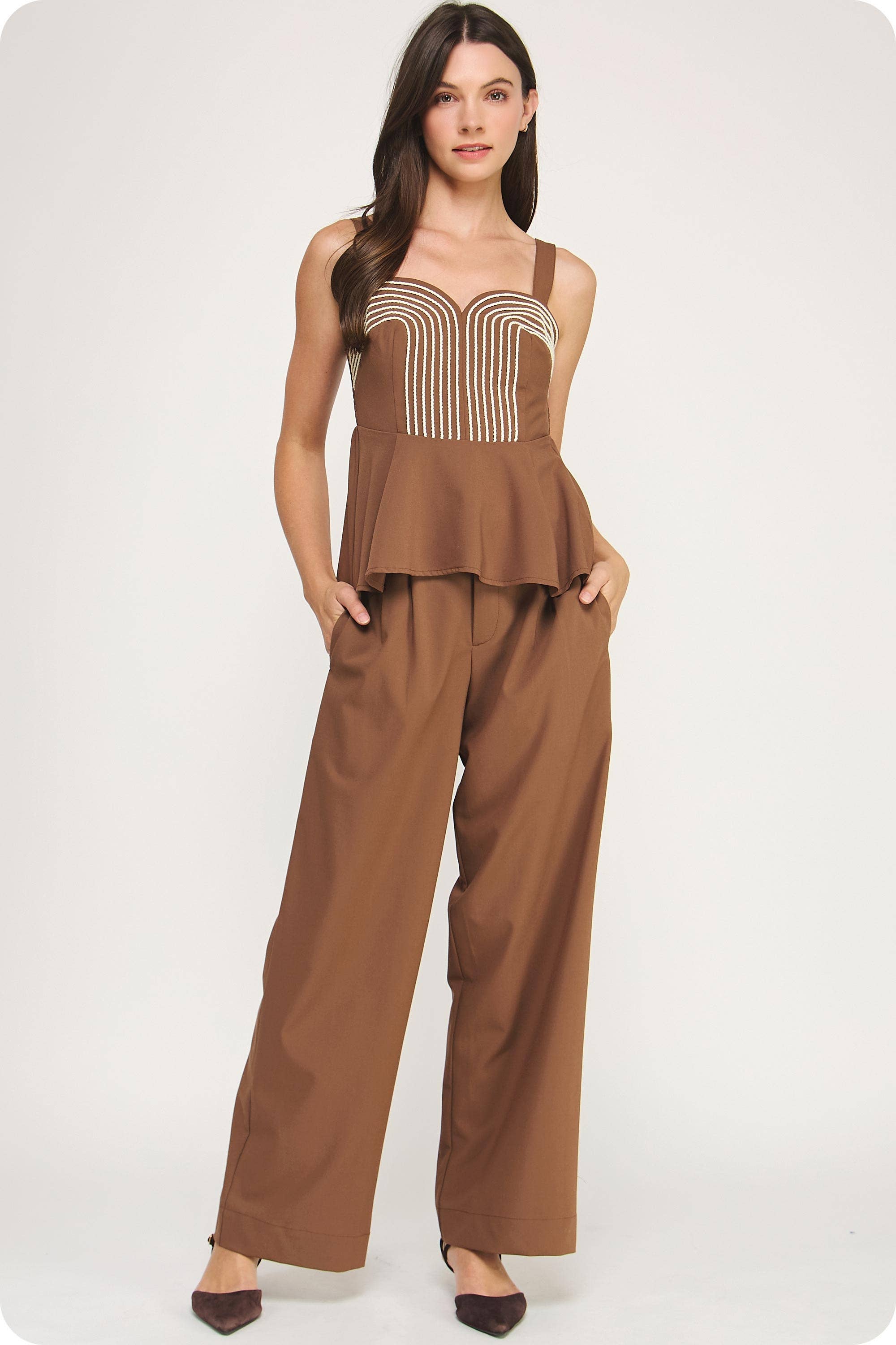 Strut & Bolt – wholesale Byxor - Dam – Kostymbyxor med vida ben0