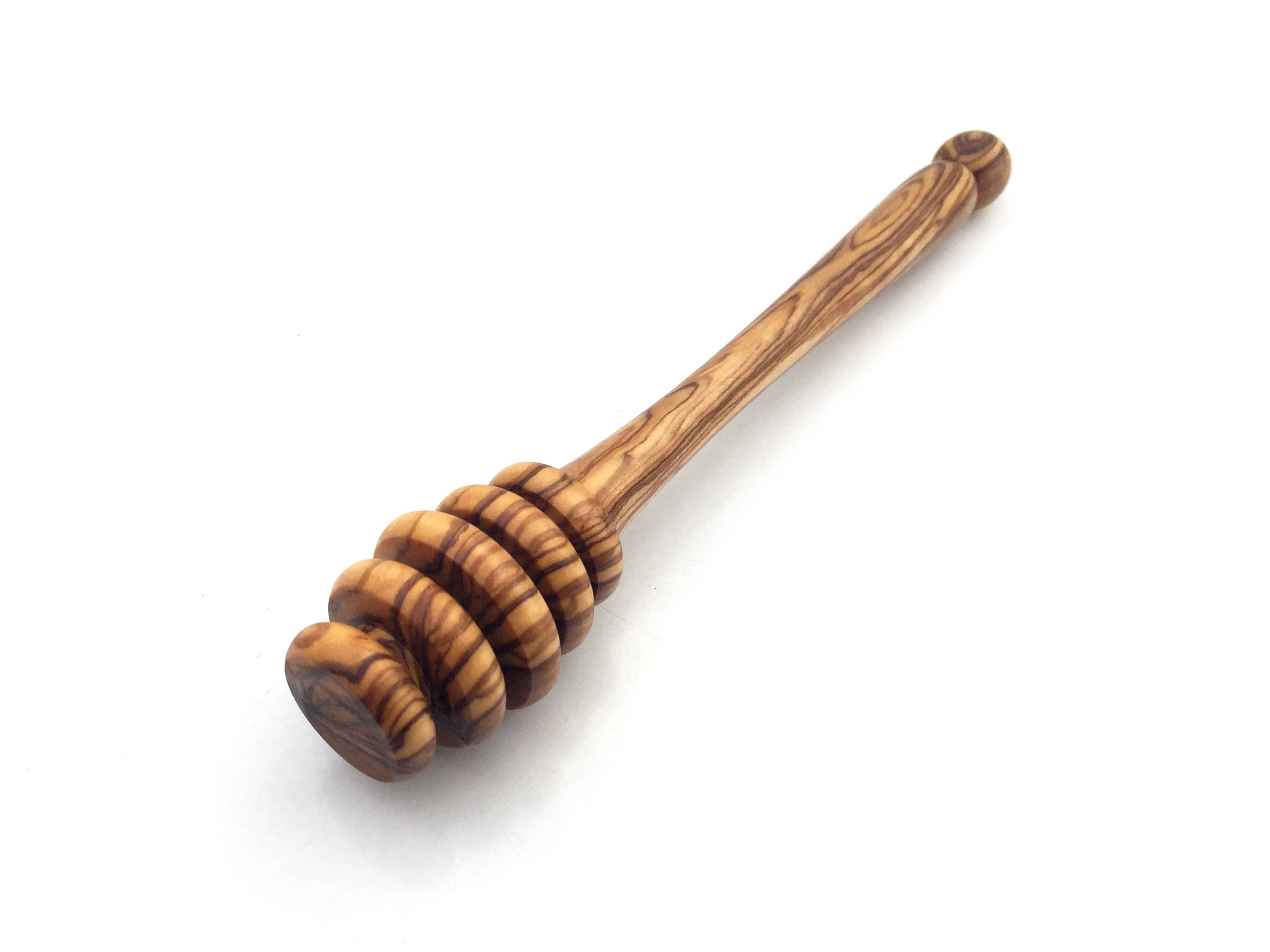 medina mood - Venta al por mayor Cucharas de miel - Cucharilla para miel artesanal de madera de olivo, tamaños 10/12/15 cm0