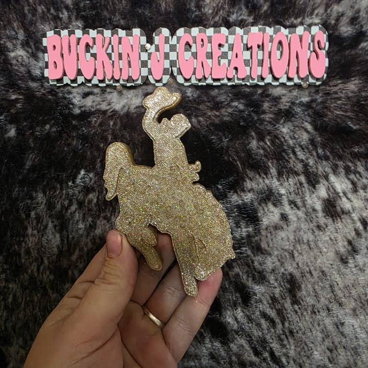 Buckin J Creations – Ambientador para carro – Mulher por atacado – Ambientador de Carro Artesanal Cowboy do Wyoming3