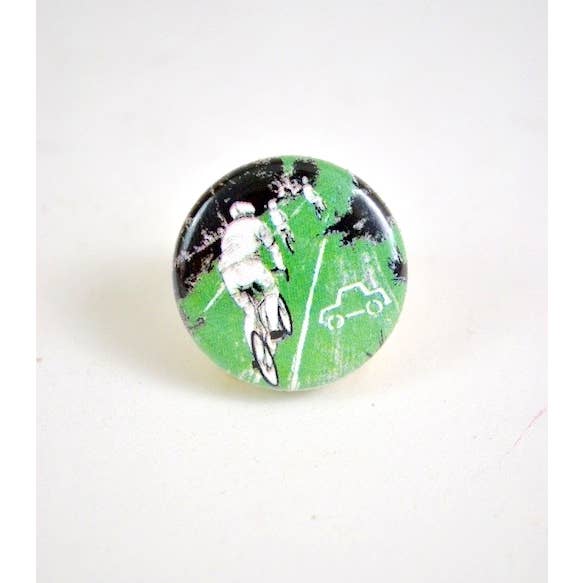 Pin #203: Aftermass for wholesale by Microcosm Publishing & Distribution