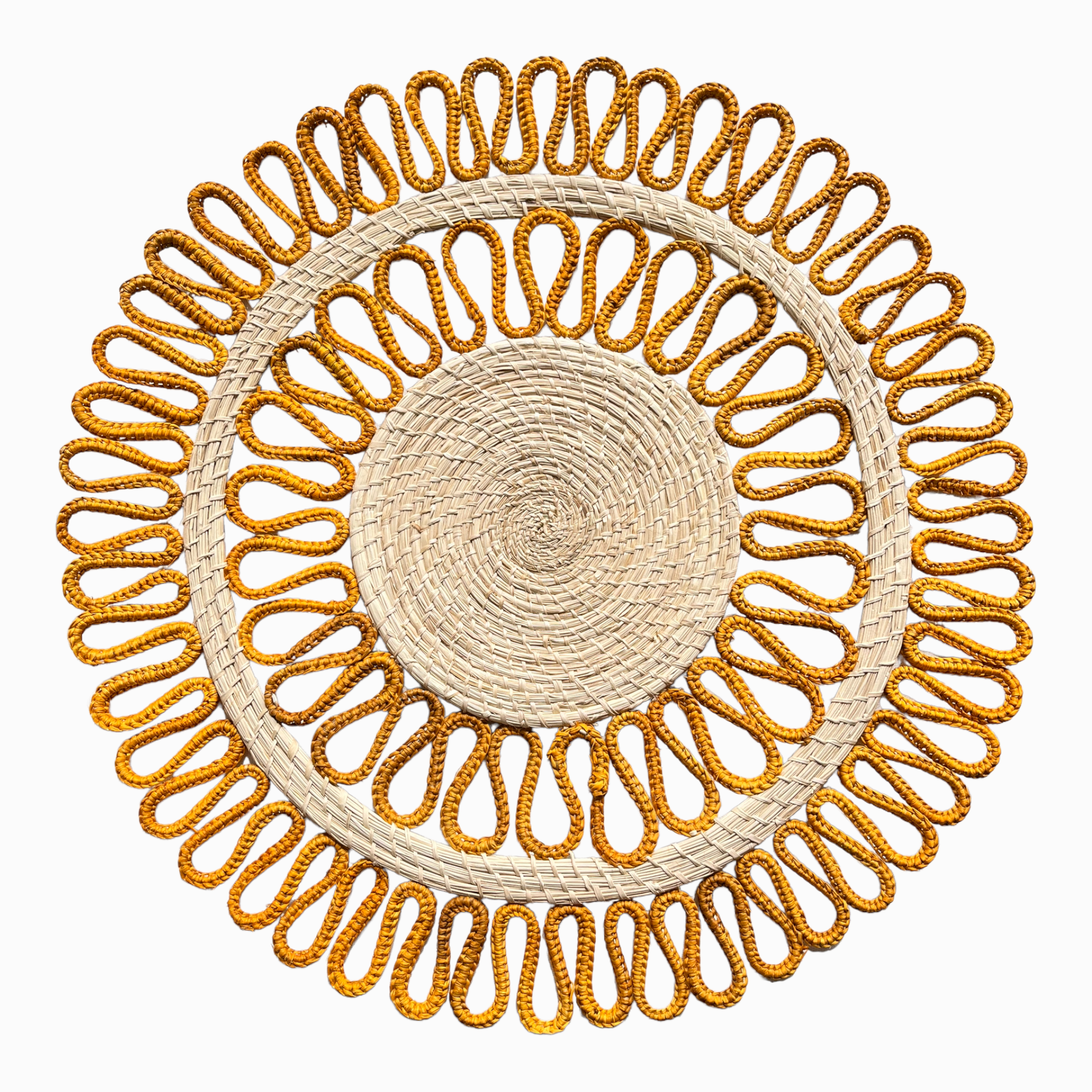 Coro Cora™ - Wholesale Placemat - Magnolia Dos Placemat - Iraca Palm3