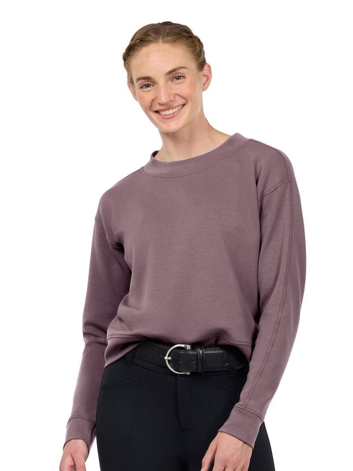 Logo Crew Neck Sweatshirt for wholesale by Kerrits