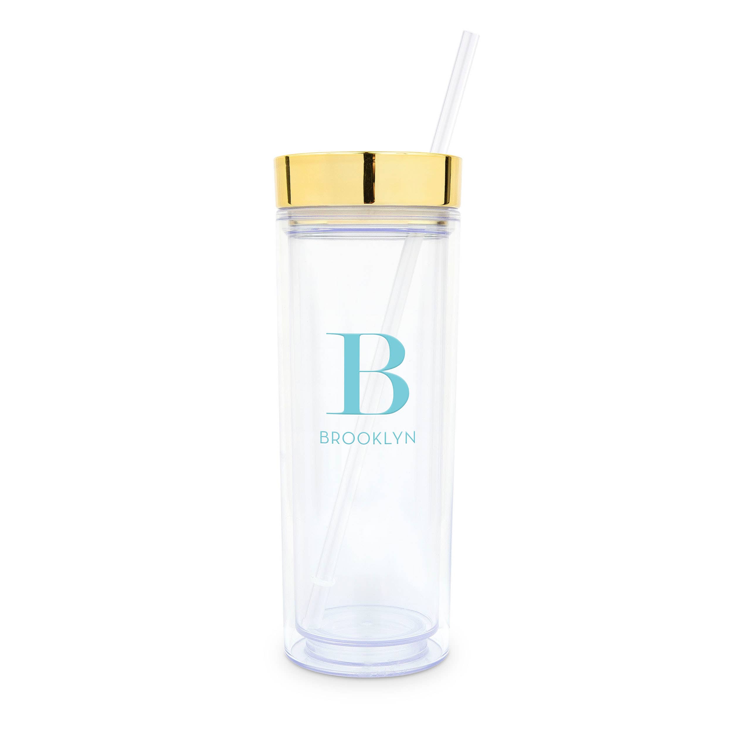 Weddingstar Inc. – wholesale Insulated mug/tumbler – 17 oz. Insulated Plastic Drink Tumbler-Modern Serif Monogram12