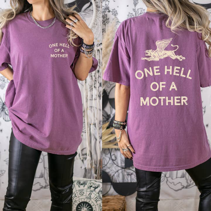 Refinery Number One LLC – wholesale Tunika - Dam – En helvetes mamma, Tatuering, Mors dag, Mamma, Trend Comf