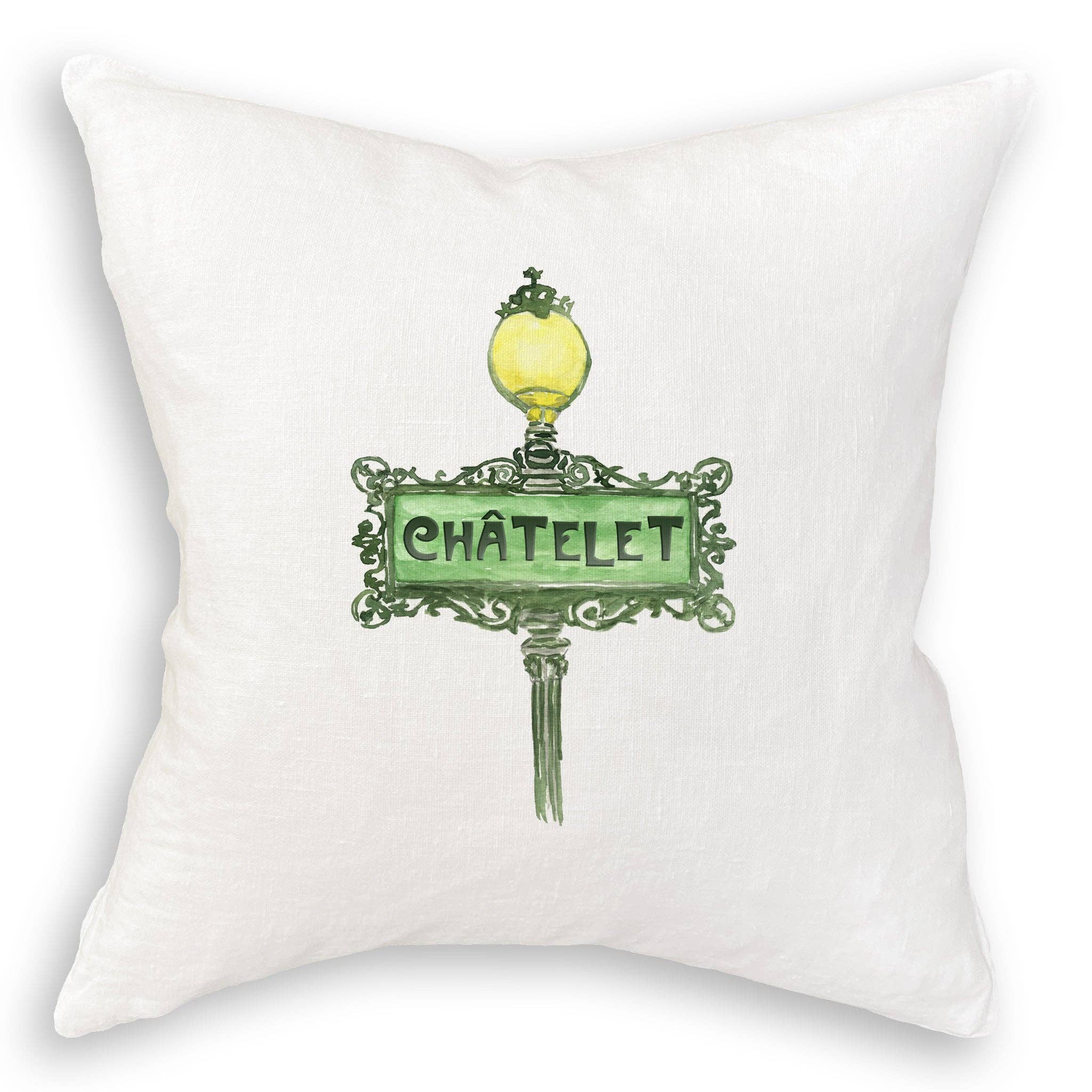 French Graffiti – Großhandel Geschirrtücher – Metroschild Chatelet Paris11