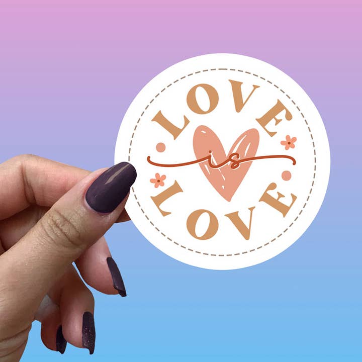 London Luxury Candles - Venta al por mayor Pegatina - Vinilo adhesivo Love is Love Intención metafísica