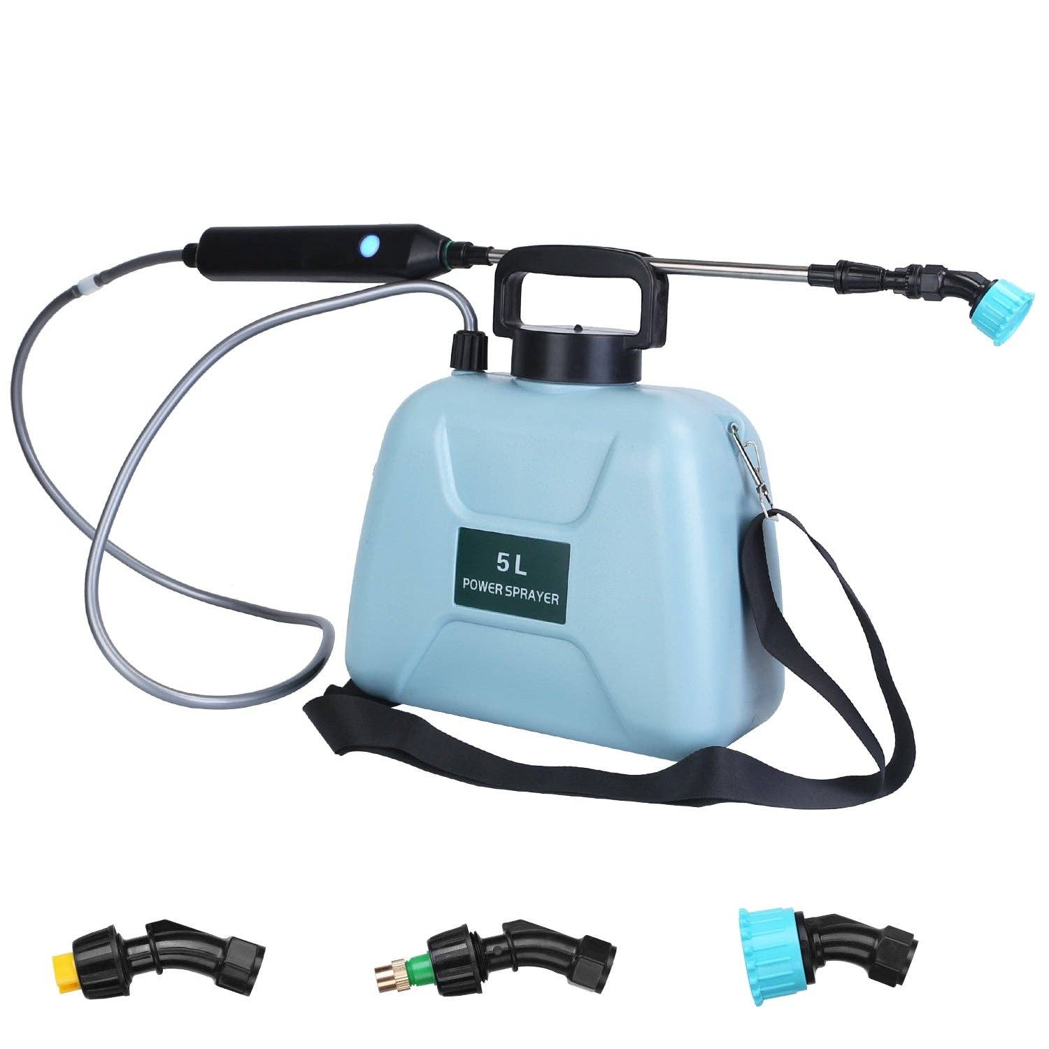 Hard Rock Health Stores - Wholesale Garden Tool - 5L/1.3Gallon Electric Plant Sprayer Telescopic Rechargeable Garden Sprayer8