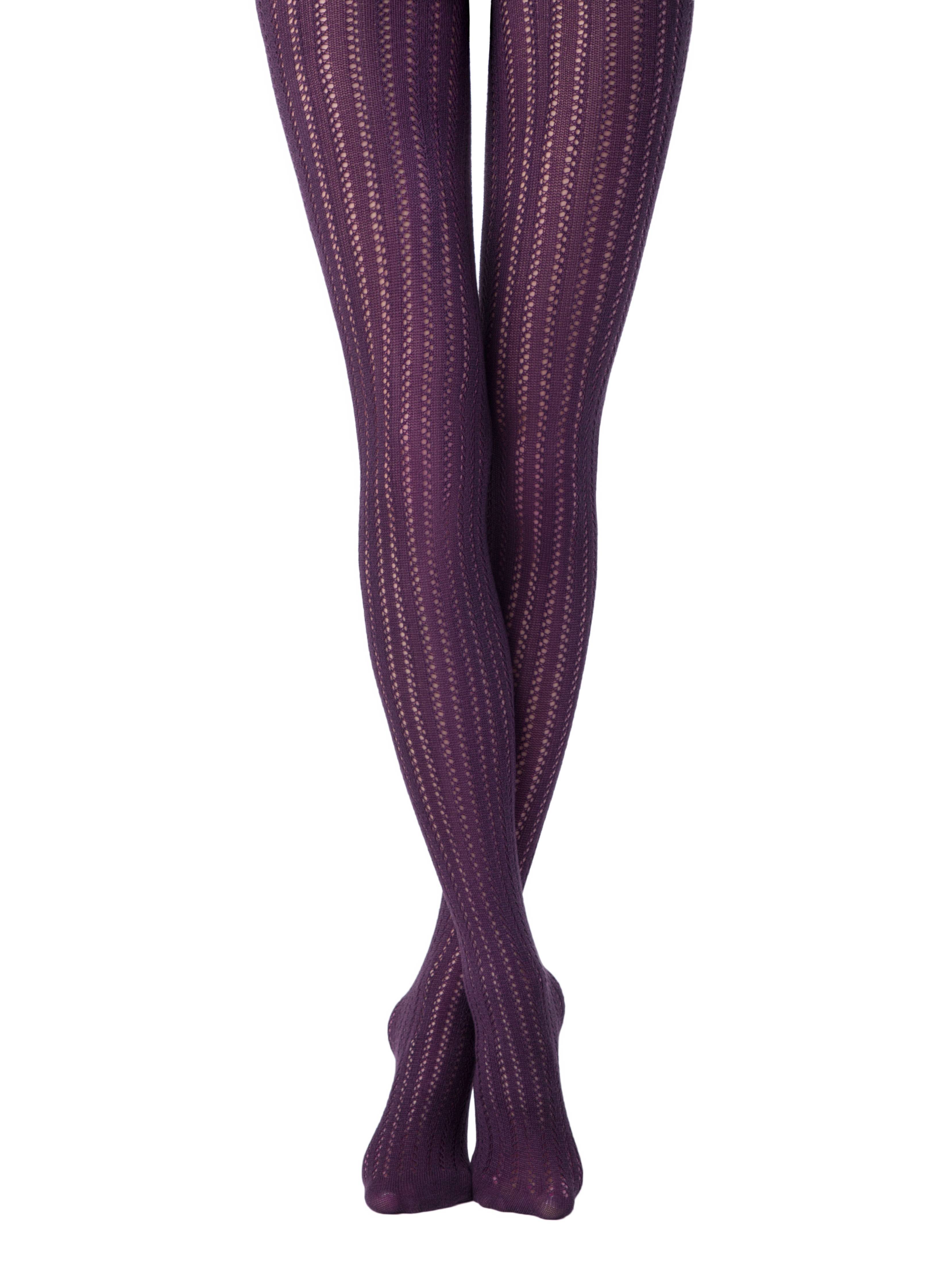 luzy - Wholesale Tights - Women's - Warm lace tights with 3D effect - Fashion Fantasy1