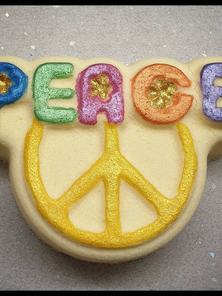 Peace Bath Bomb Mould for wholesale by BBHP Moulds