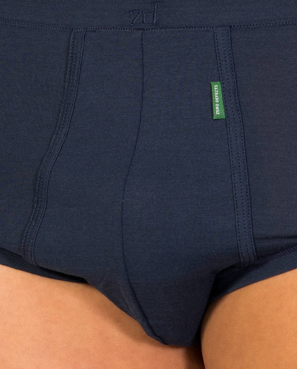 ZD Zero Defects - Wholesale Underwear - Men's - Senior fly front men's brief Egyptian cotton14