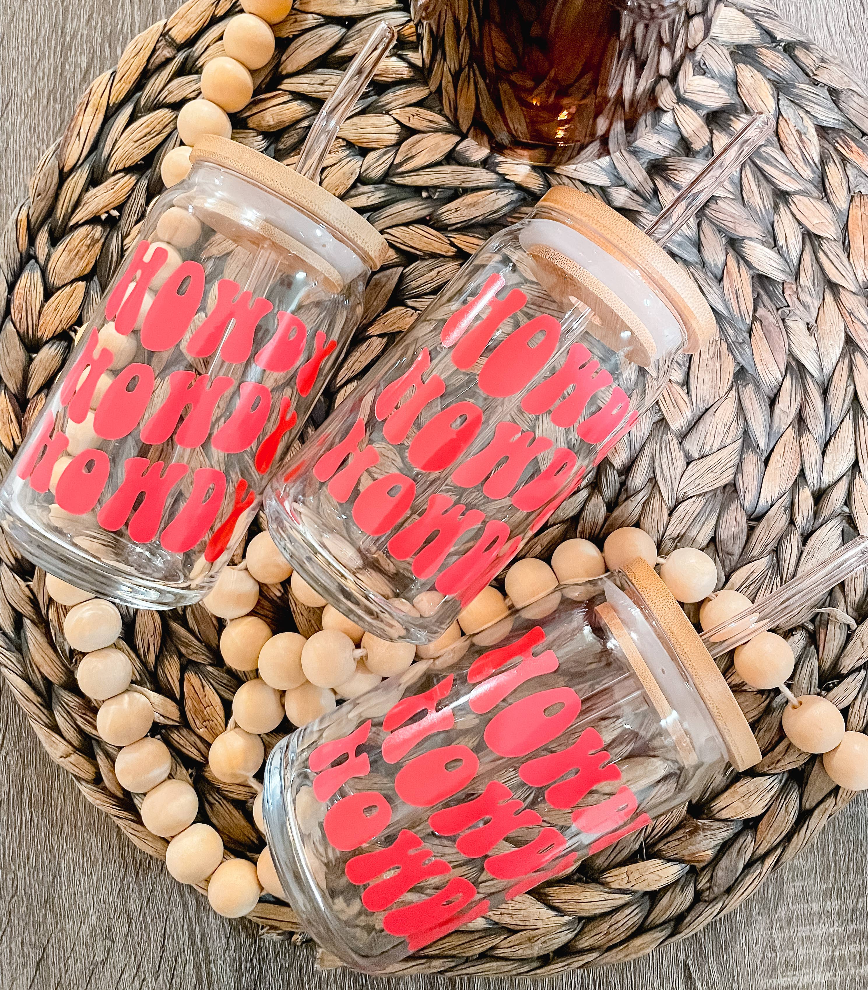 Wild Souls Co - Vente Verre/tasse - Chope en verre Howdy rétro western pour café et bière3