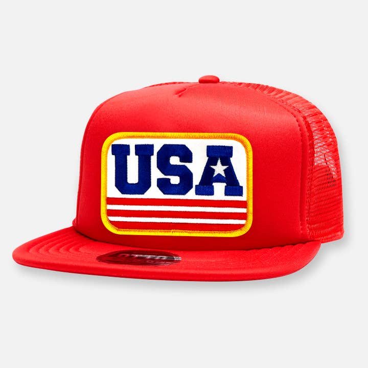 Webig Moto Company – Großhandel Trucker-Cap – Unisex – HUT MIT FLAT-BILL-PRINT IN DEN USA2