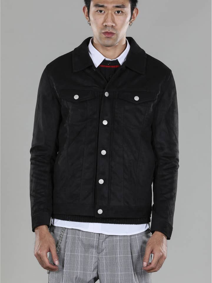 Casaco Wrang Preto por atacado de Why Not Brand