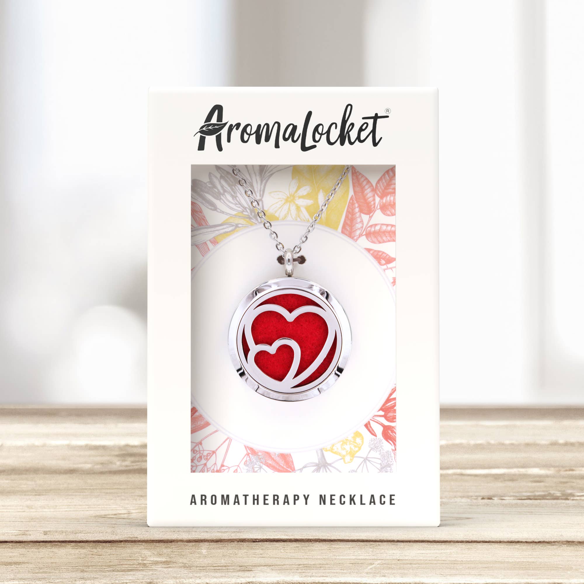 Matrix Aromatherapy - Wholesale Aromatherapy Necklace - Hearts Essential Oil Diffuser Necklace